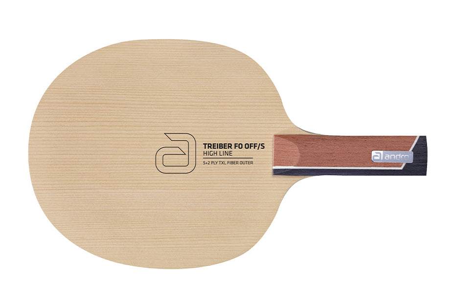 Andro Treiber FO OFF/S Table Tennis Blade Konkav Handle