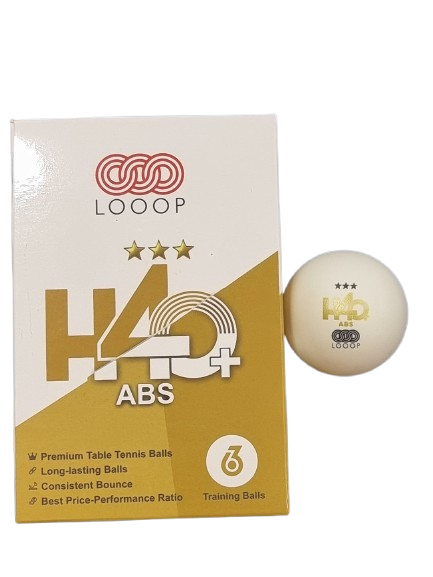 LOOOP 3 Star 40+ ABS Table Tennis Balls