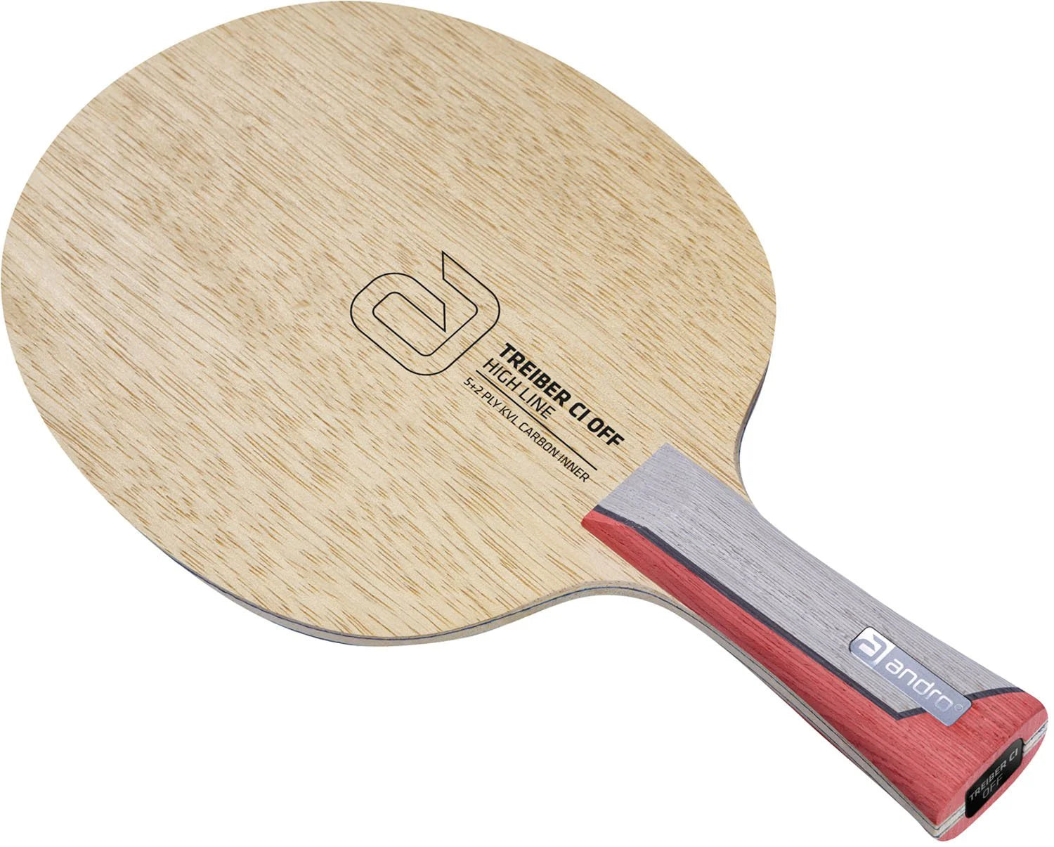Andro Treiber CI OFF Table Tennis Blade Konkav Flair Handle