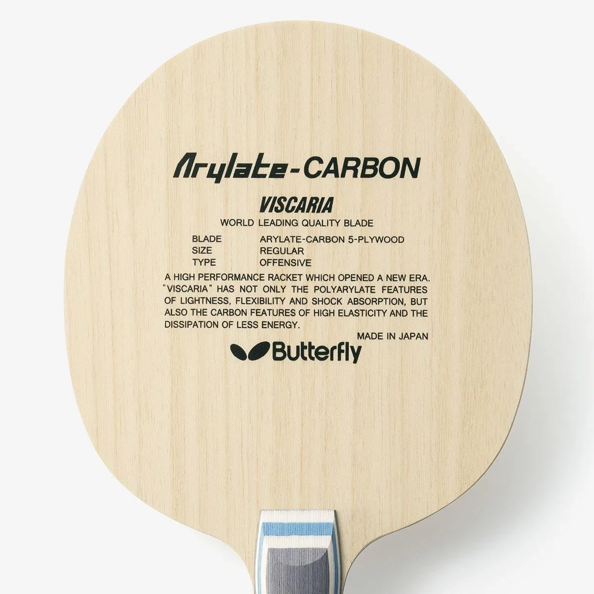 Butterfly Viscaria FL Handle Table Tennis Blade